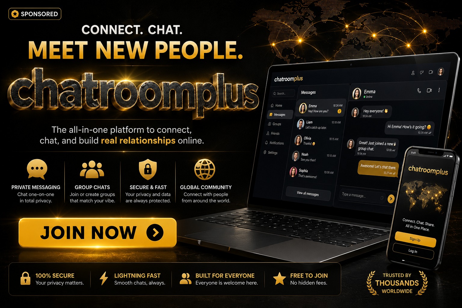chatroomplus — meet new people